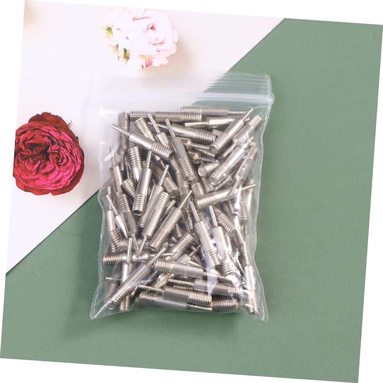 300piezas Muelles De Correa para Reloj Pin De Reparación De Enlace De Correa Accesorios De Herramienta Profesional para Reparar Relojes
