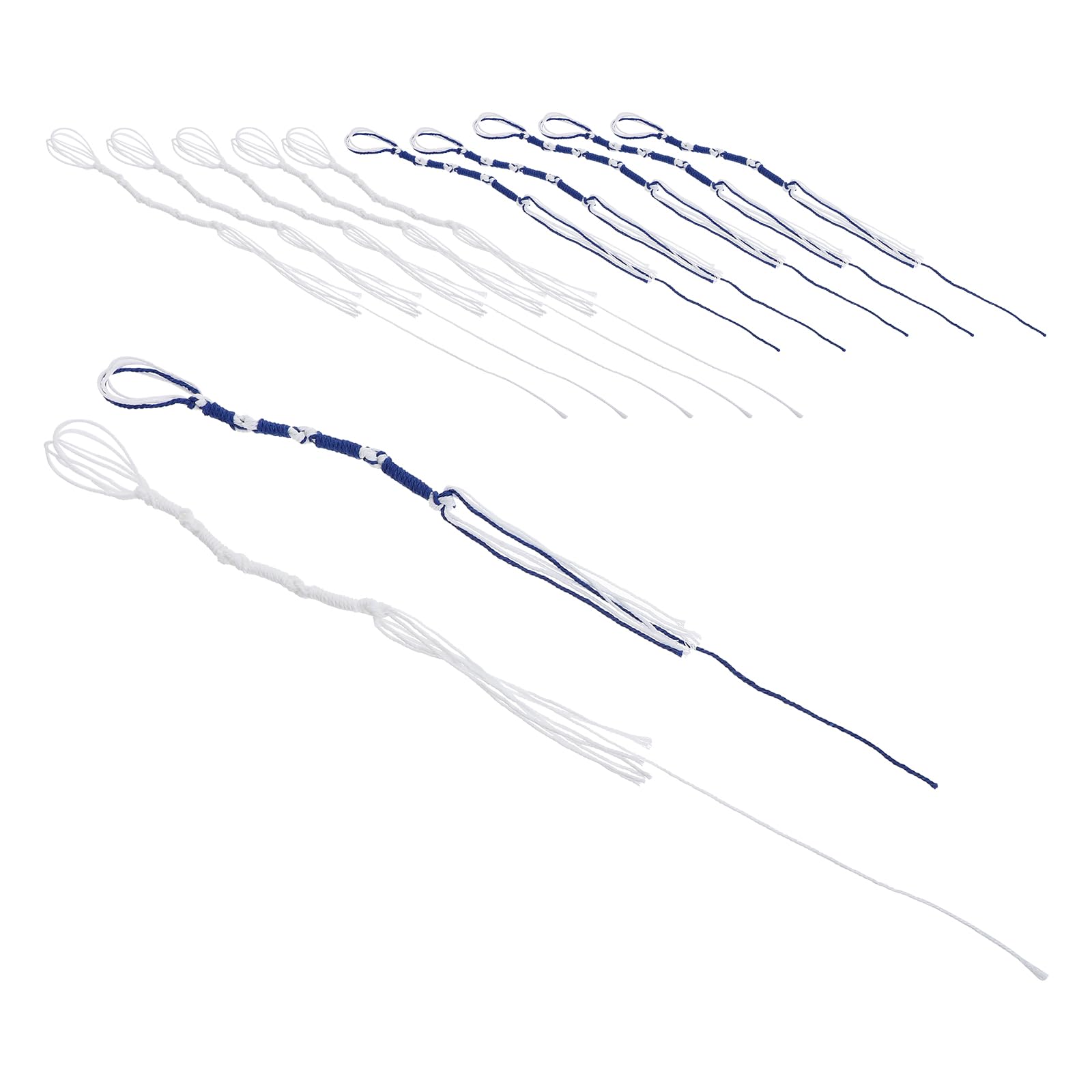 Tzitzit de algodón con nudos asquenazíes cómodos para restaurar el tallit de oración