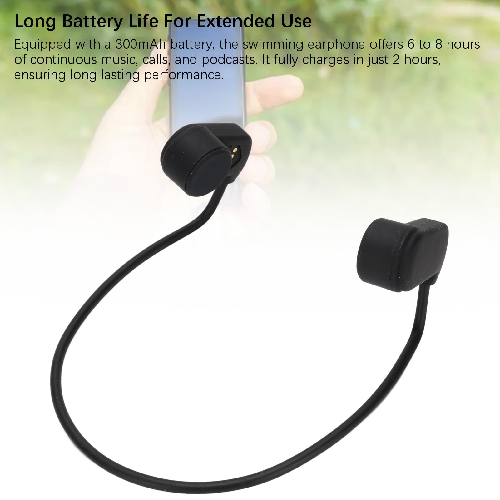Słuchawki do Pływania, Wodoodporny IPX8 Bluetooth 5.0 Przewodnictwo Kości z Odtwarzaczem Mp3, Słuchawki Podwodne Słuchawki Sportowe do Biegania, Jazdy na Rowerze, Trening