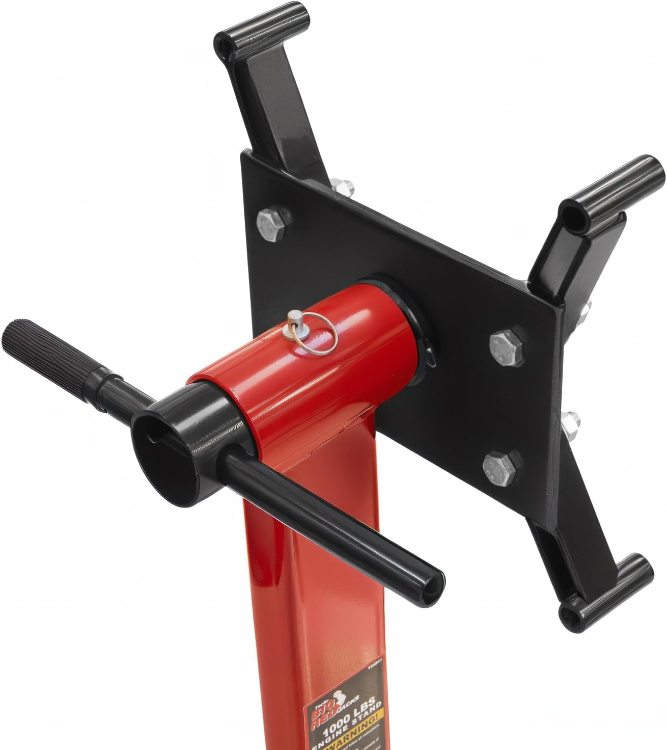 Big RED T24541 Torin Steel Rotating Engine Stand with 360 Degree Rotating Head: 1/2 Ton (1,000 lb) Capacity, Red