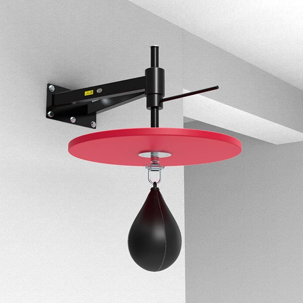 Boxing Speed Bag Platform, Wall-Mounted Pear Ball Board,Reaction Speed Training Tool,Height Adjustable,for Home Gym