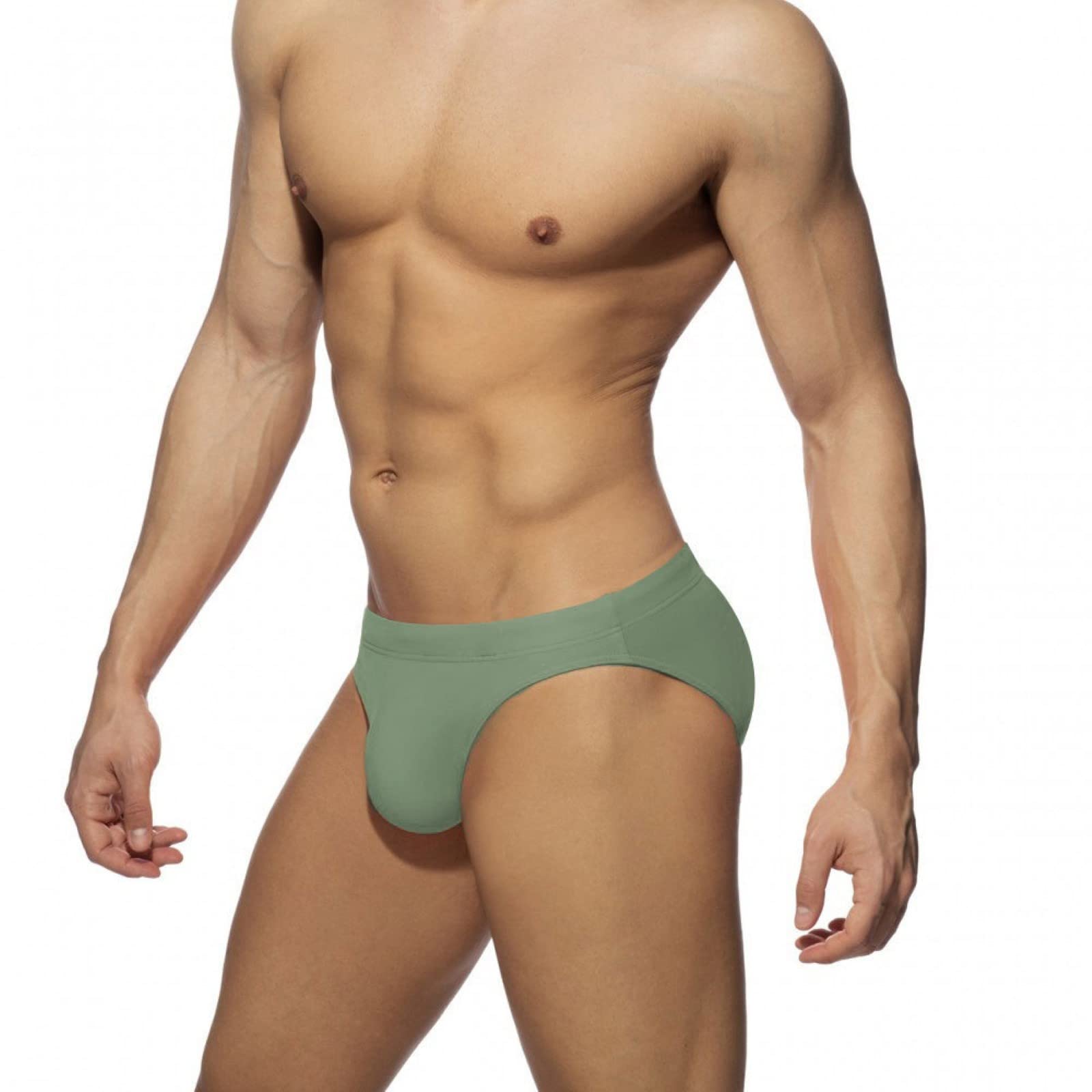 Bañador Slip Hombre Bañadores Slips Triángulo de Secado Rápido con Protrector Acolchado Mini Briefs Traje de Baño de Natacion para Hombre Swimming Calzoncillos Multidireccional para Playa Piscina