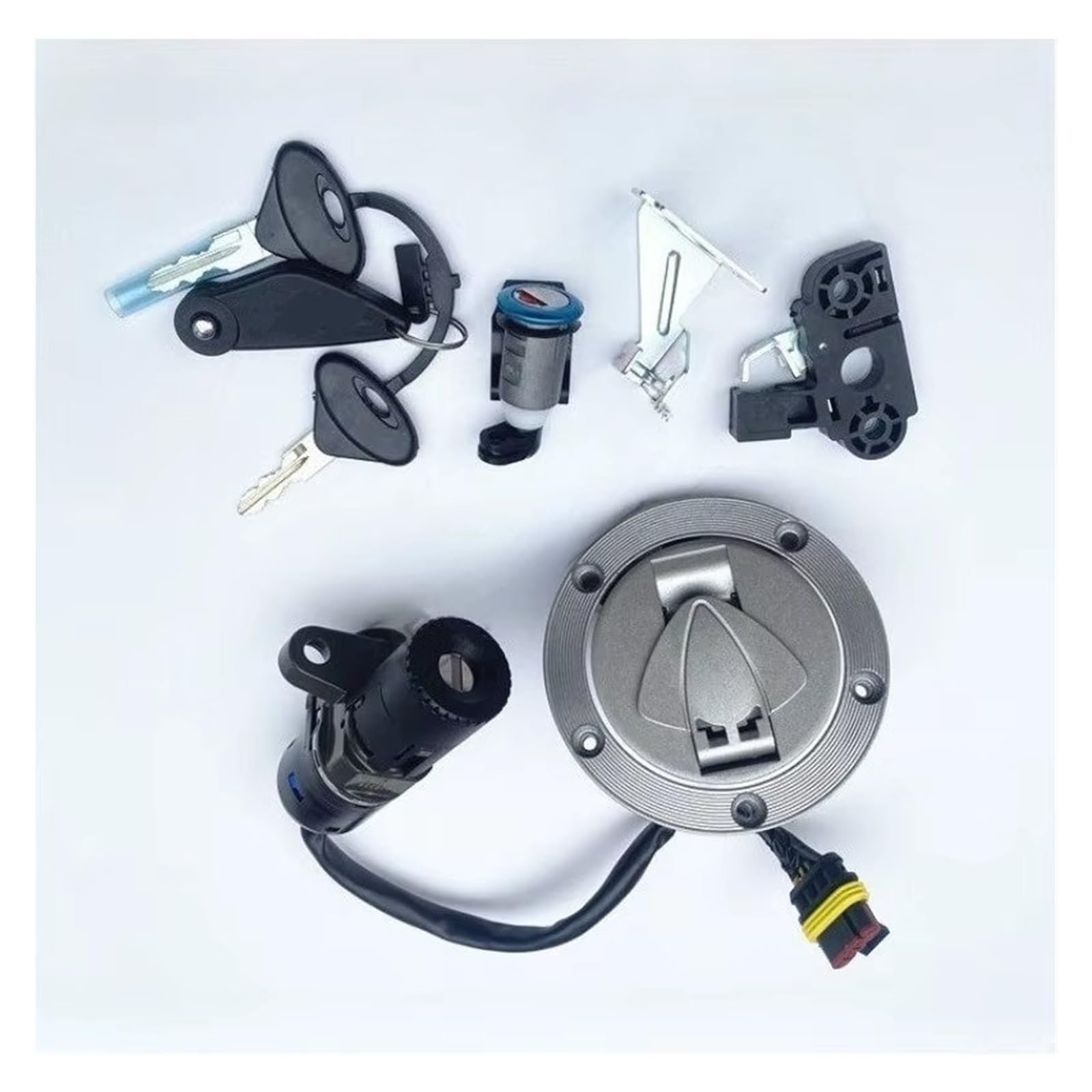 Cerradura De Encendido para 502c Interruptor Encendido Tapa Gas | Interruptor encendido motocicleta tapa bloqueo asiento tapa tanque combustible juego llaves Kit