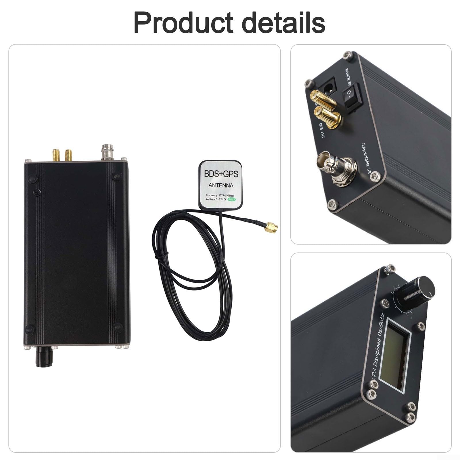 GPSDO Disziplinierter Oszillator 10MHz Signalgenerator mit GPS Taming, für ISOTEMP OCXO 143-141, NEO-6M Modul, 1PPS, Square Wave Output, für Preci