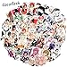 Produktbild 100PCS / Pack Hot Sexy Bunny Girl Aufkleber Schönheit Otaku Wohlfahrt Trend Koffer Graffiti Aufkleber Für Notebook Mode Wasserdicht