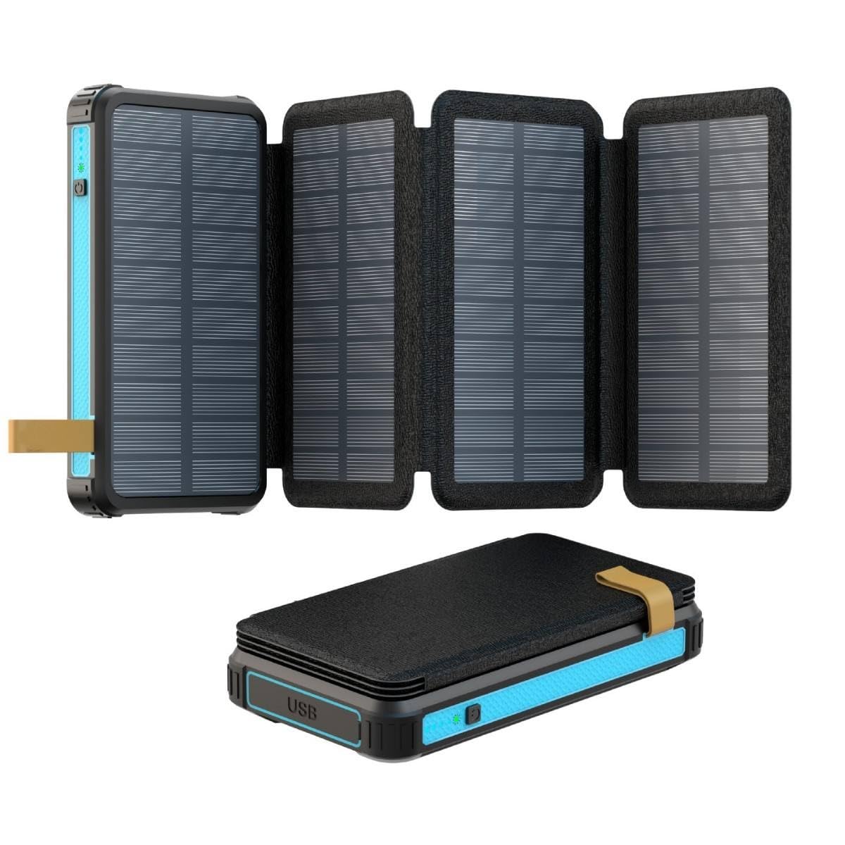LRSA Solar Power Bank, 20000mAh, Foldable Multiple Solar Panels, Portable Charger for Outdoor Use-image-18