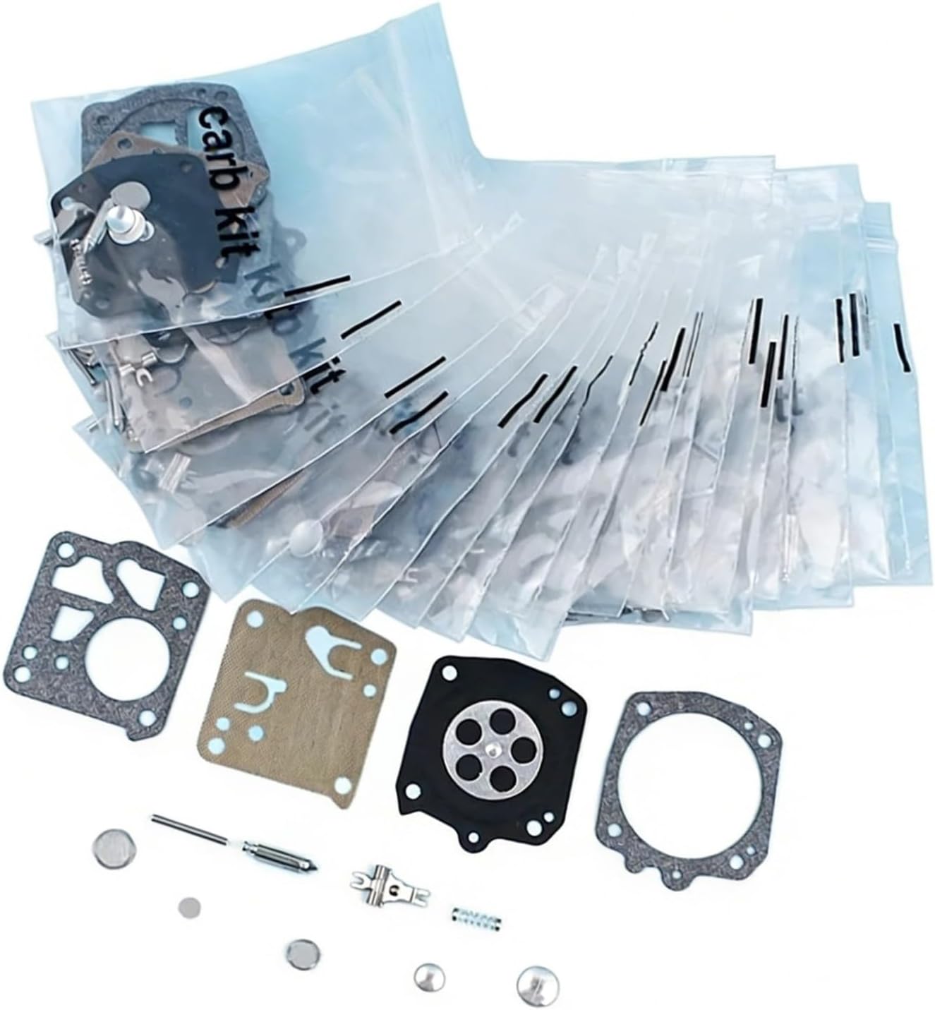 20pcs Carburetor Diaphragm Repair Kit Fit For 61 66 266 268 272 281 625 630 670 RK-23HS
