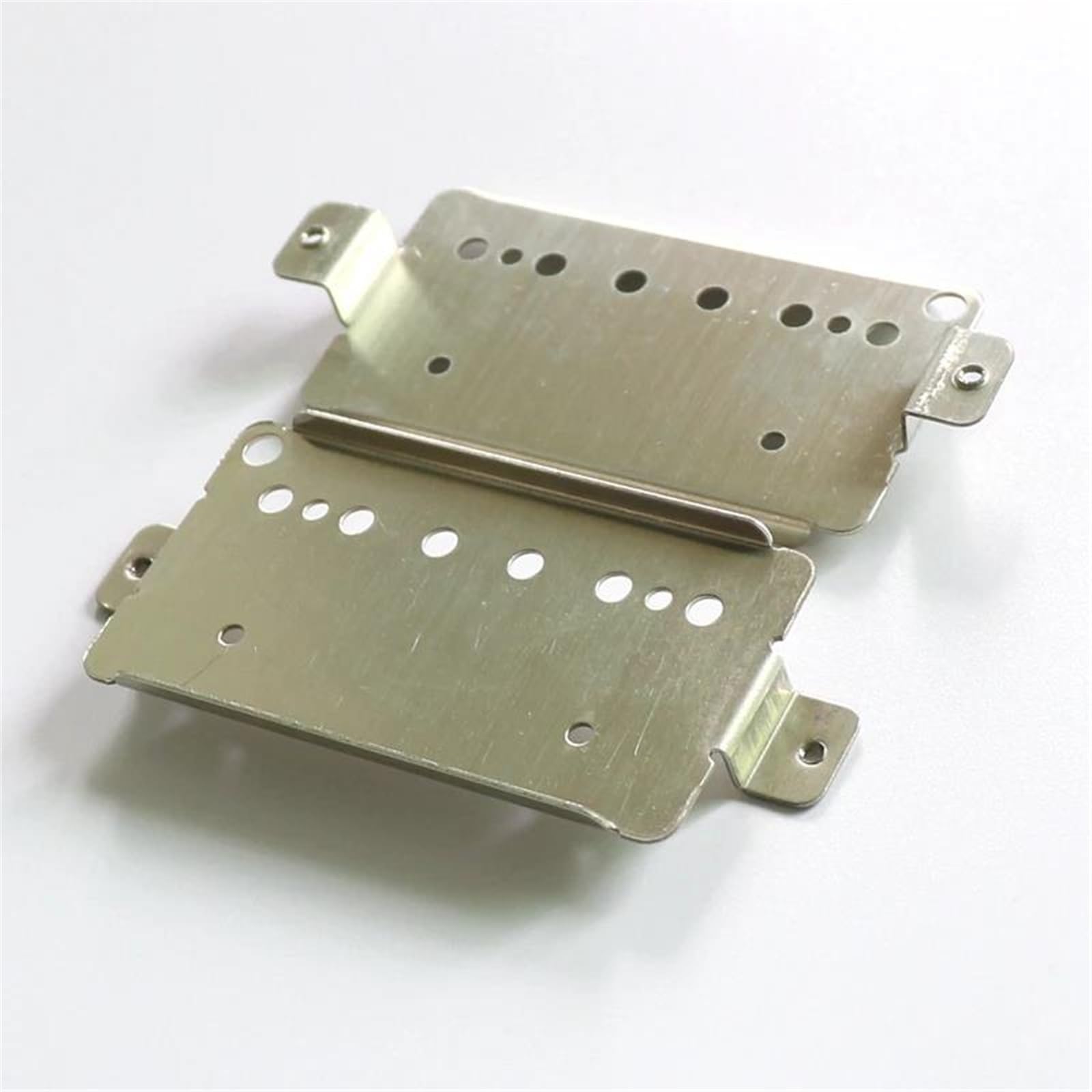 gitarrenzubehör für anfänger 2 Stück Standard-Schraubenlöcher Vintage-Nickelsilber Für LP-Humbucker-Gitarren-Tonabnehmer-Grundplatte Mit 50/52 Mm Saitenabstand(50mm)