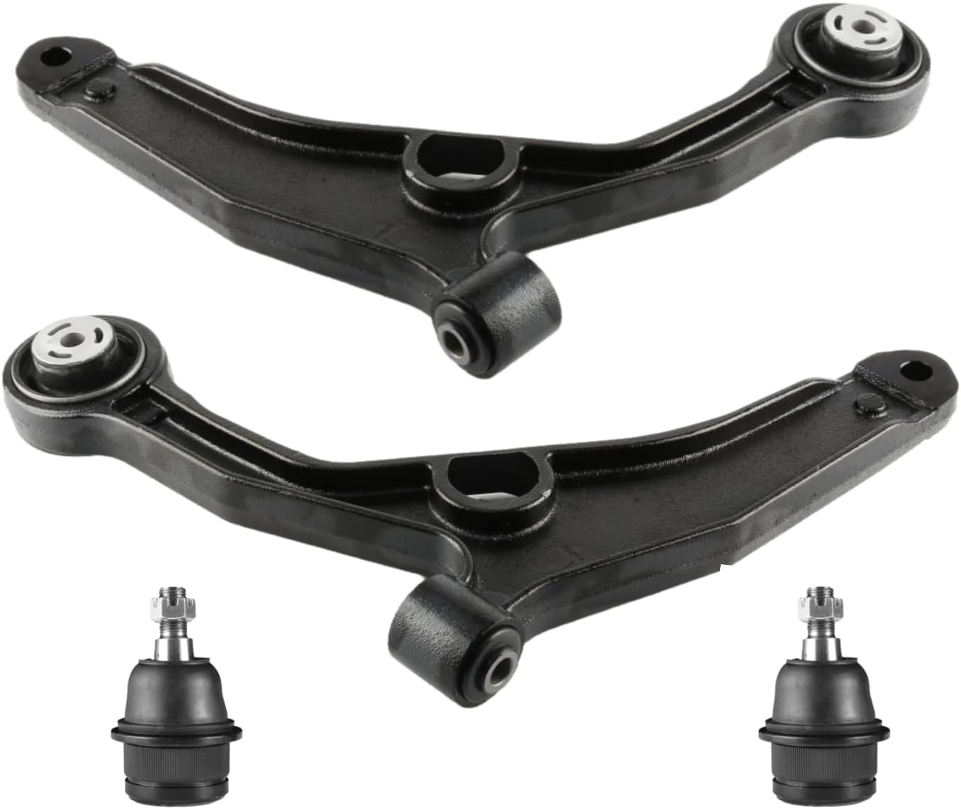 Front Lower Control Arm Suspension Kit Compatible With Chrysler 200 (2011-2014), Sebring (2007-2010), Dodge Avenger (2008-2014), Journey (2009-2020) -4pcs