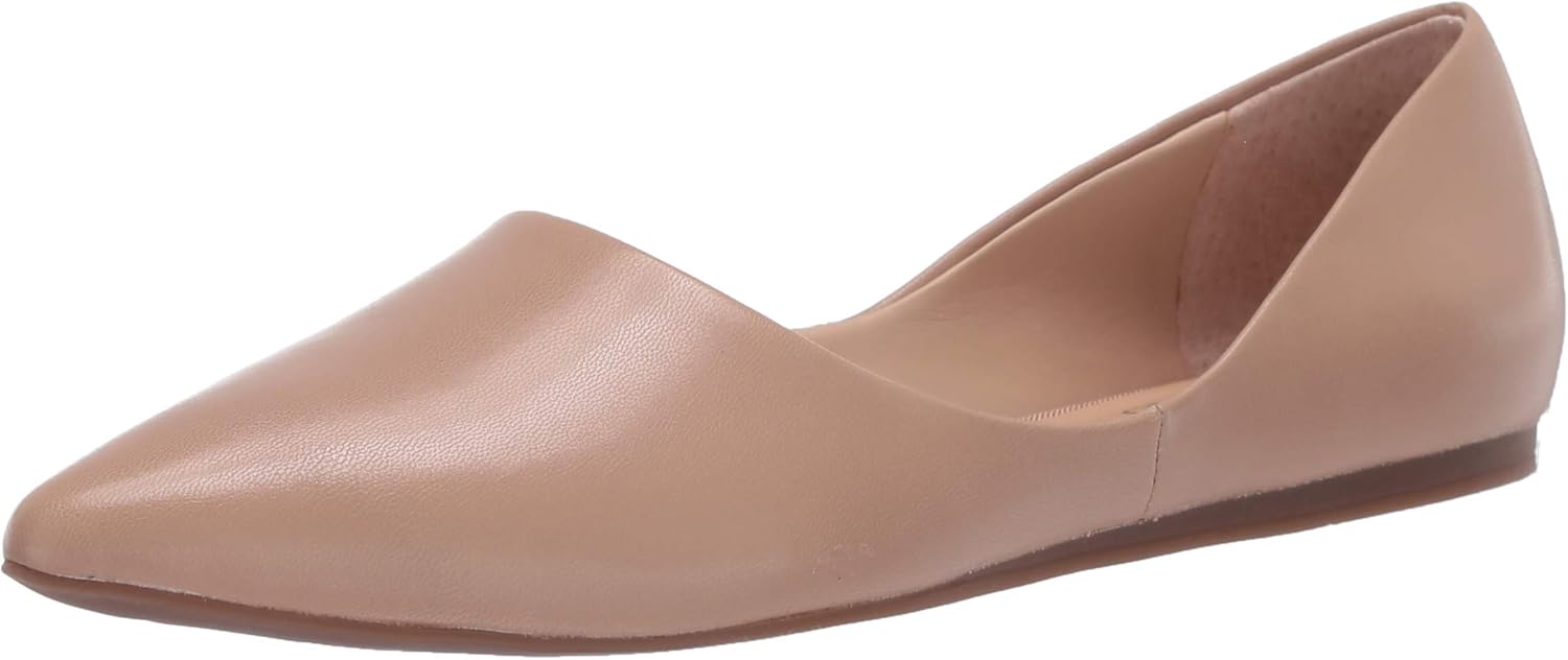 franco sarto hazeline leather pointed toe flat