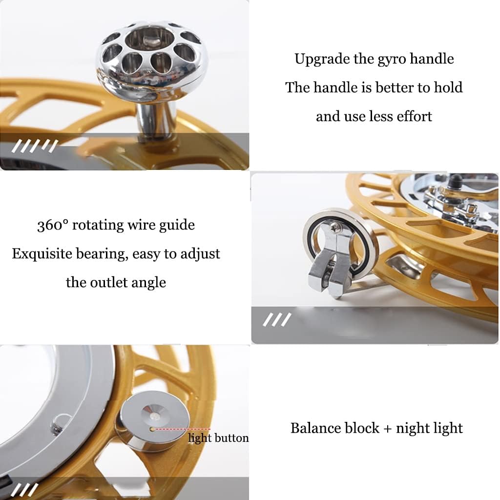 Kites Professional Reel Grip Wheel Handle,Kite Reel Winder, Wind Spinner, Lock Function Outdoor, for Kids and Adults