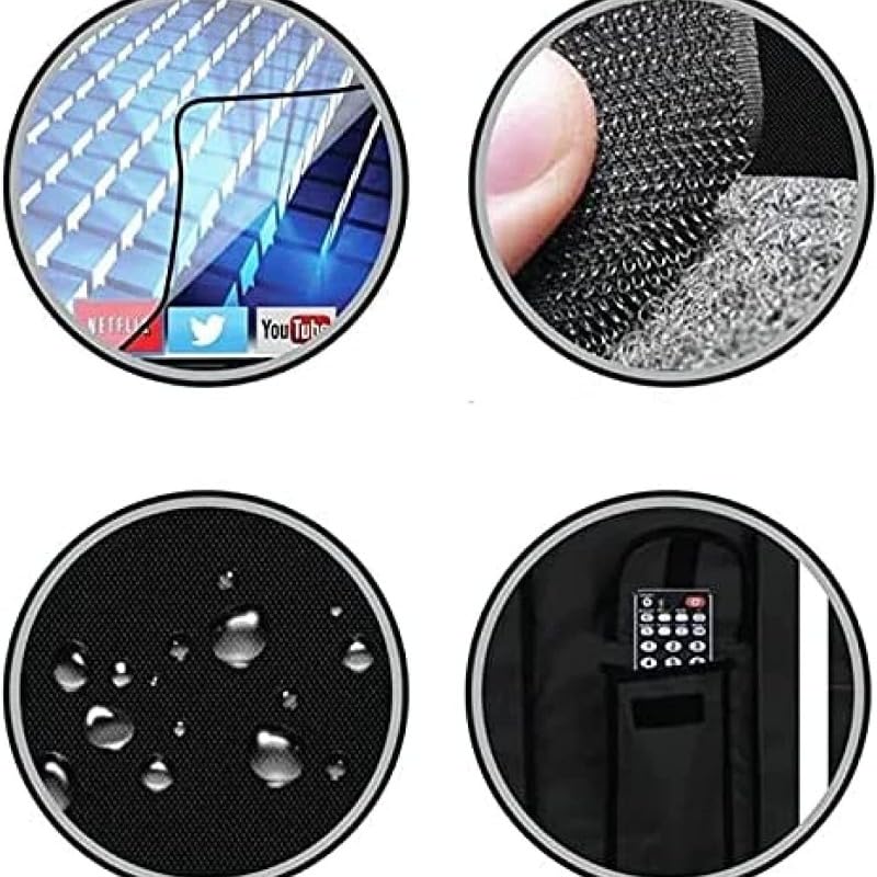 Funda Tv Exterior Outdoor TV Cover, Waterproof Dustproof All Season Weatherproof Protector For Screens Protector Tv Exterior(50-52in)