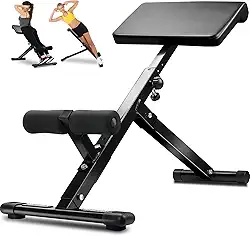 5 NíVeis Roman Chair, Banco Academia, Banco Supino, Banco de Supino, Cadeira Extensora MusculaçãO, Back Hyperextension, ForçA Equipamento de Treinamento de ForçA, Banco Romano Multifuncional