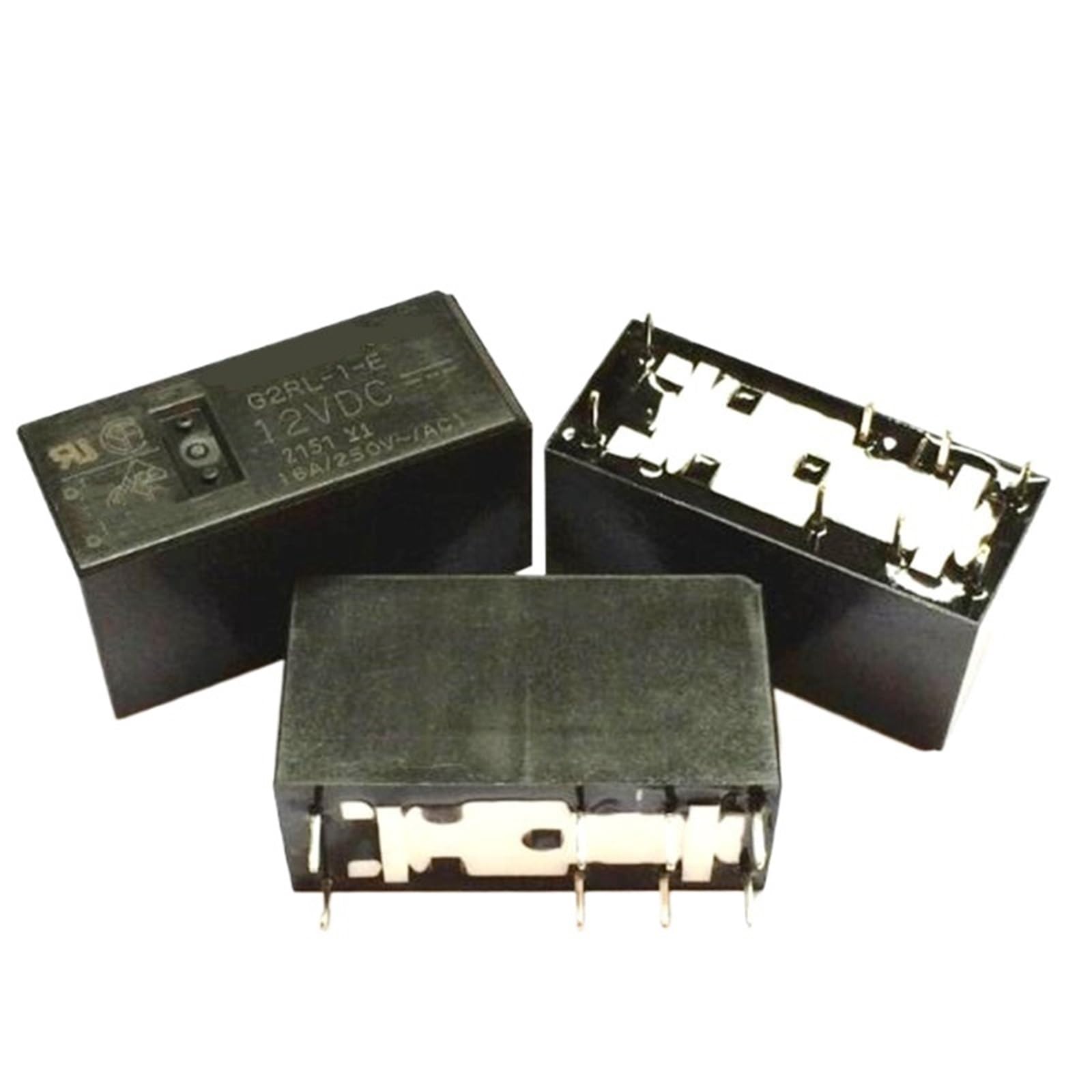 Relais 24 V CC électromécanique miniature 16 A 250 V DIP8 - 2