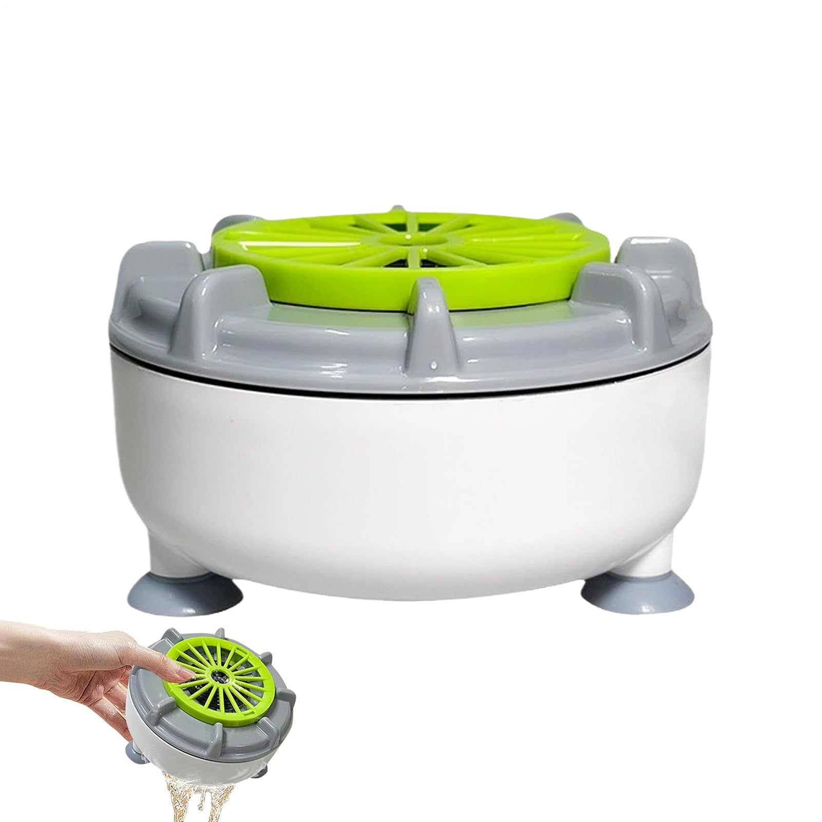 Dispositivo USB para limpiar fruta en picnic y almuerzo al aire libre cómodamente