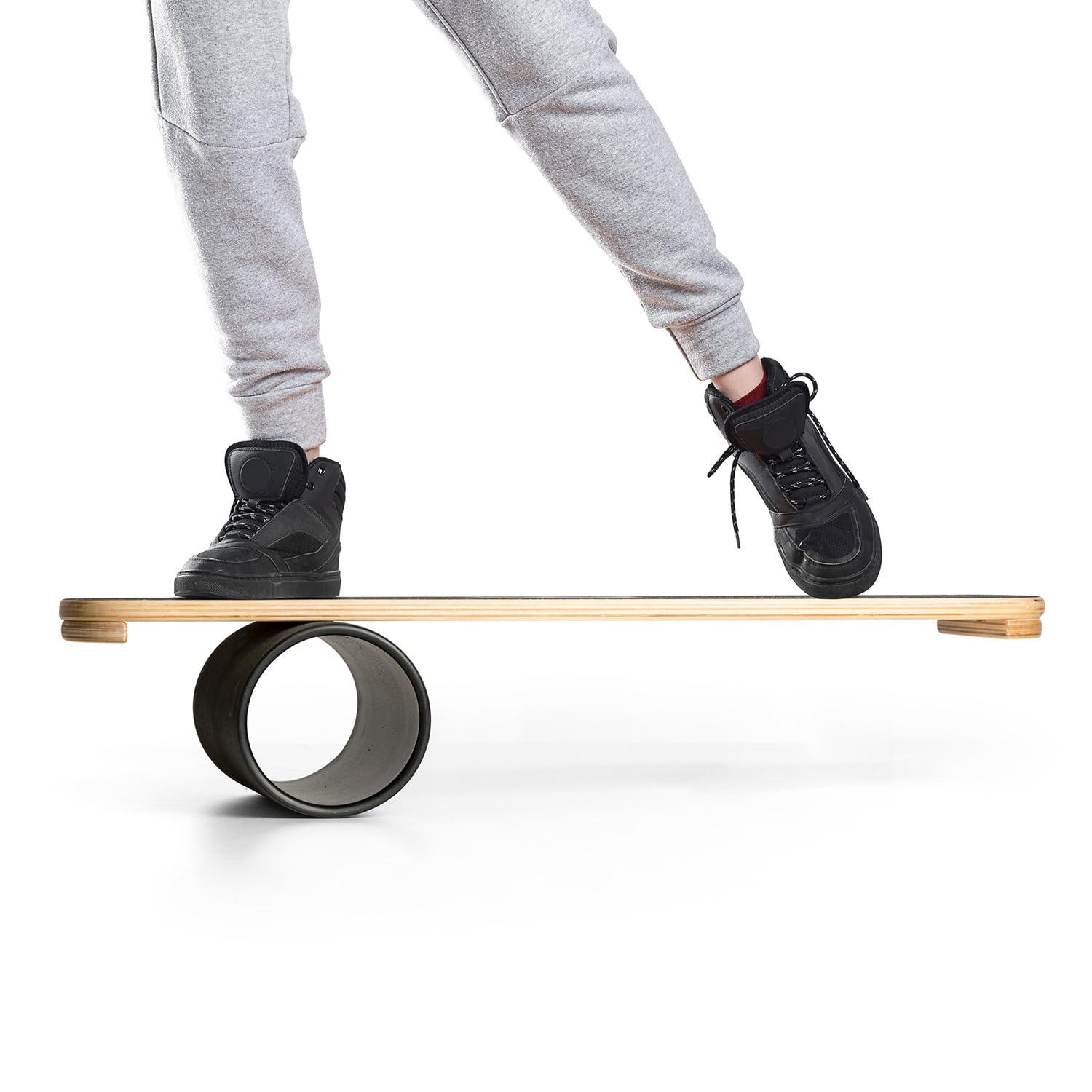 Rullo in Plastica per Balance Board, Indoorboard, Accessorio/Ricambio, Materiale: Plastica, Nero