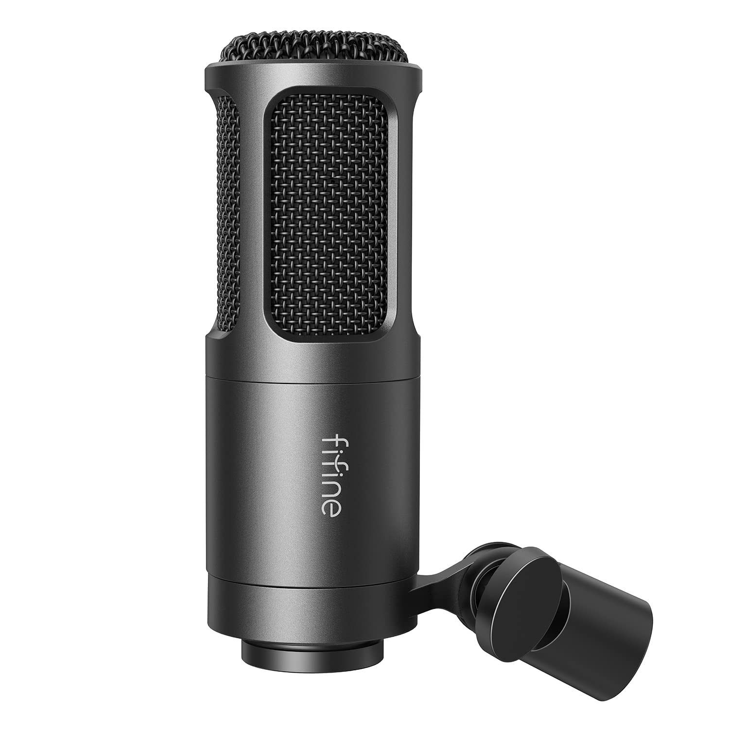 Studio XLR Microphone, Dynamic Podcast Mic for Vocal, Recording, Streamer video, Voice Over, Metal Microphone with Cardioid Pattern, Black-K669D