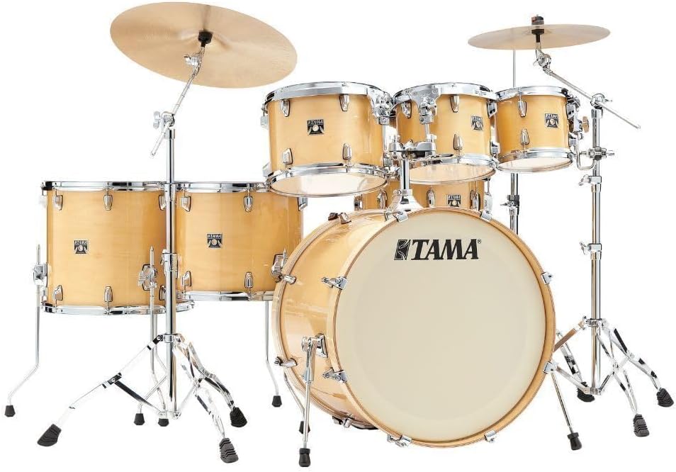 TAMA Superstar Classic 7-Piece Shell Pack with 22-Inch Bass Drum (Gloss Natural Blonde)