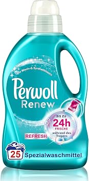 Perwoll Renew Refresh 25 Washes, Liquid Detergent for White and Colored Laundry, With Odor neutralizing Formula for Intensive Freshness