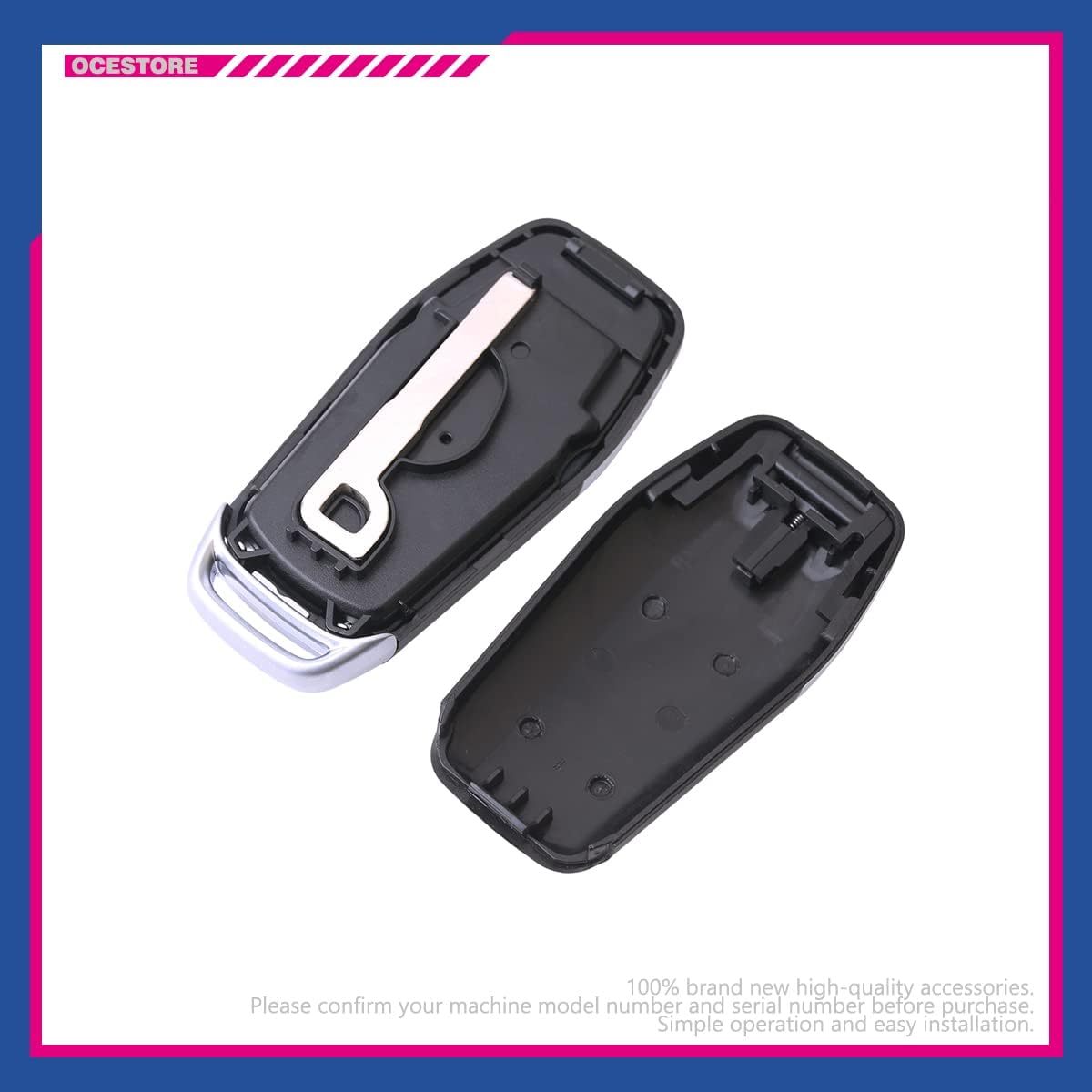 OCESTORE M3N-A2C31243300 Car Key Fob Keyless Control Entry Remote 164-R8109 4 Button Vehicles Replacement Compatible with Edge Fusion Explorer