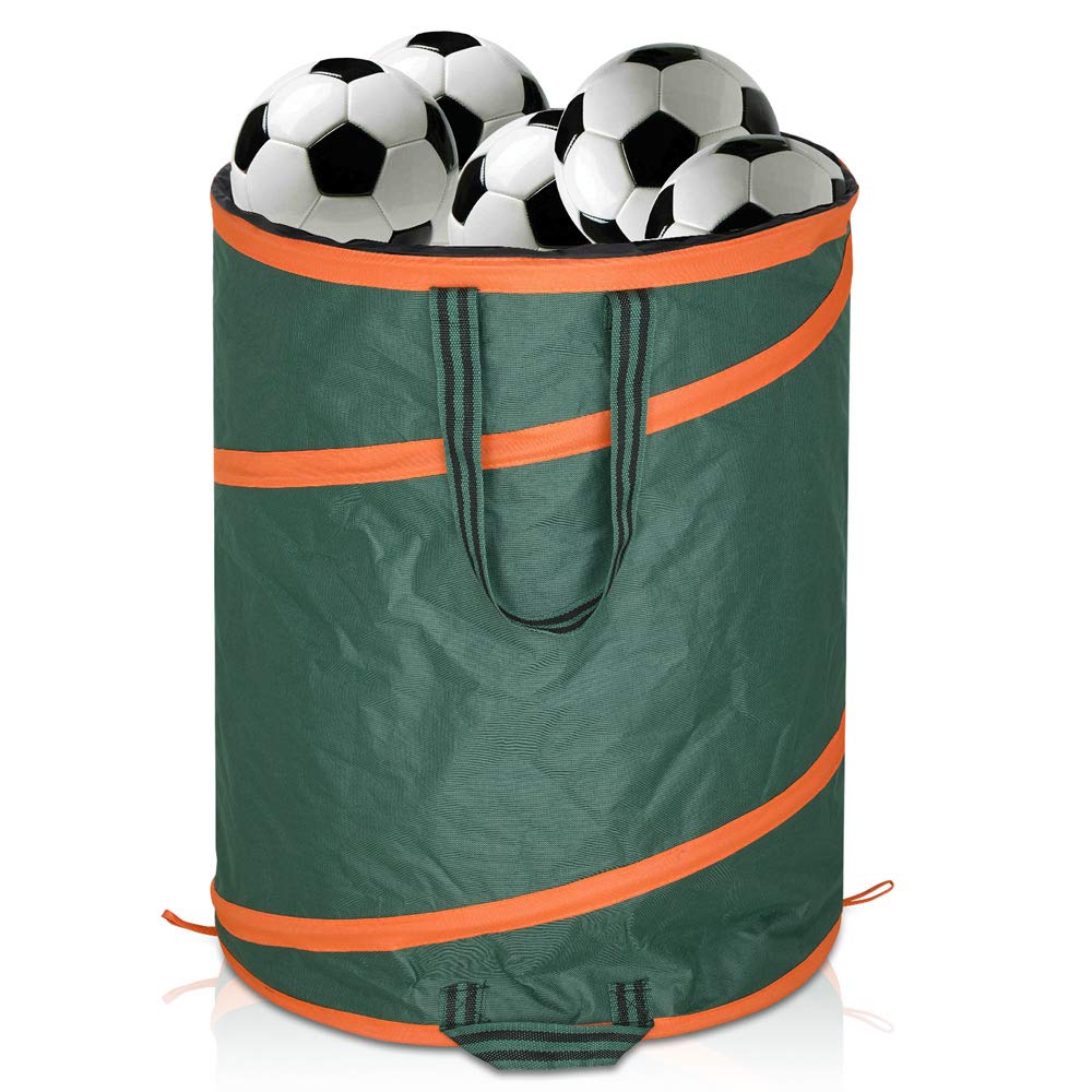 GARDEBRUK - 3x Sac de déchets de jardin 165L max. 30kg par sac tissu renforcé hydrofuge ordures bac