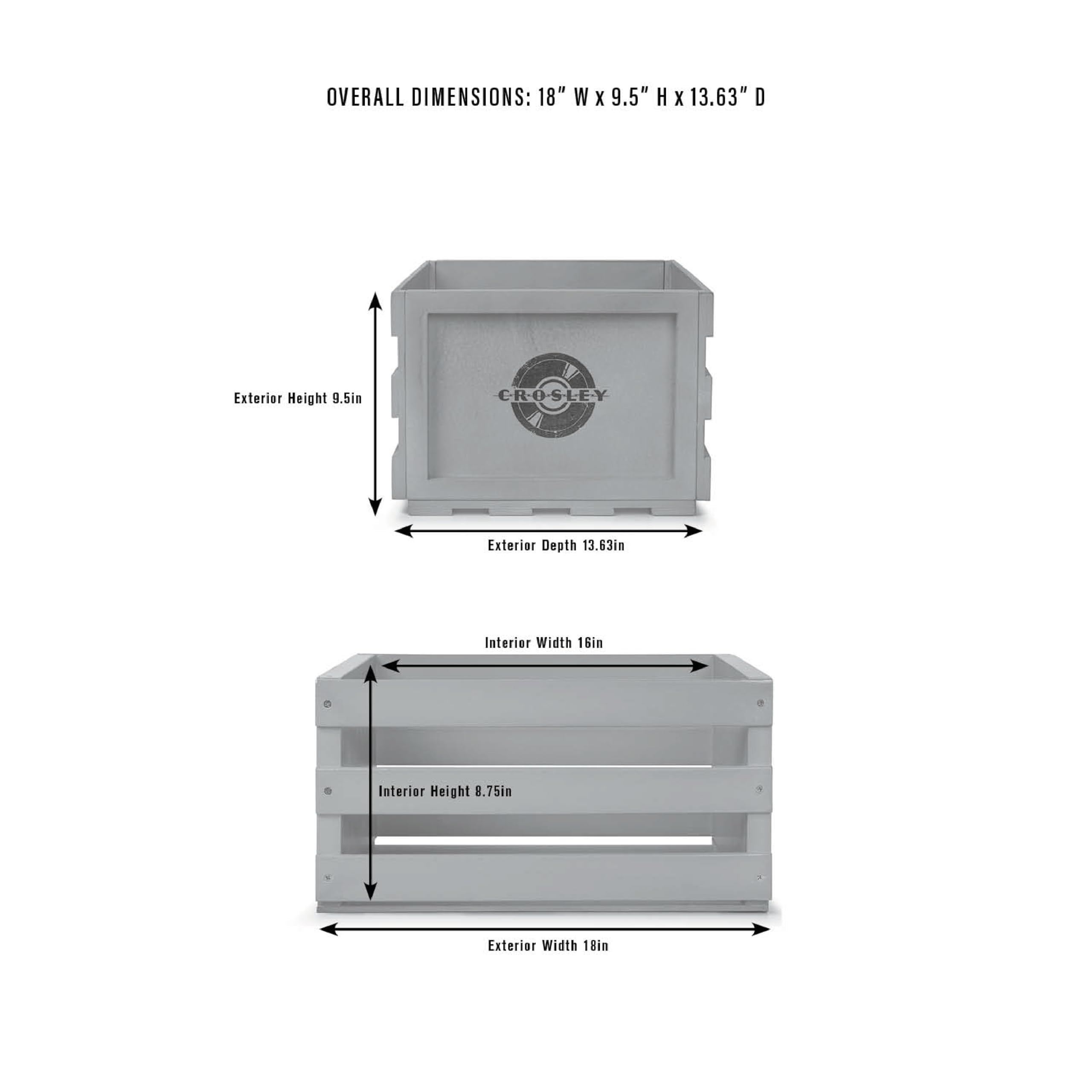 Crosley Record Storage Crate