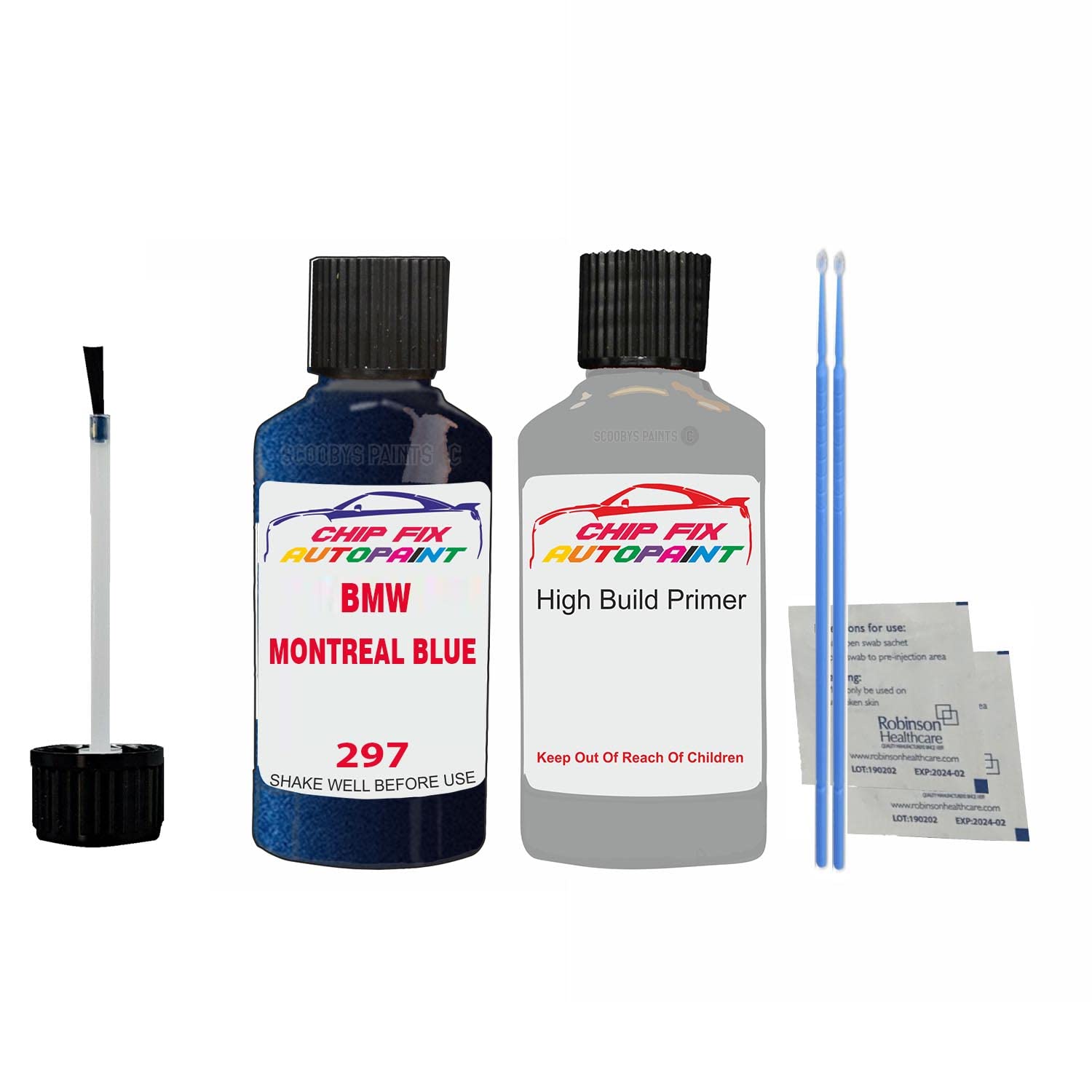 Scoobys Paints Back In The Mix Montreal Blue 297 Compatible With Bmw 3 Series Car Touch Up Paint 1994-2004