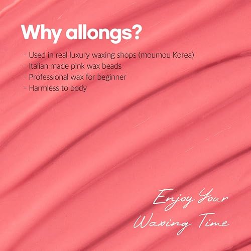 Miniatura 4 de allongs - Cuentas duras de cera dura para piel sensible, cuentas de cera rosa para cejas, bikini, piernas, cara, cera brasileña, no necesita tiras,
