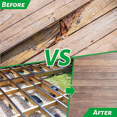 Image of Deck Joist Tape 2'' x 50' Flashing for Decking and Beams - Butyl Tape for Building Joists (6 Rolls)
