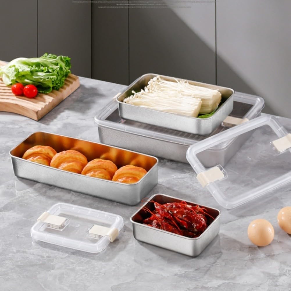 Contenedor Hermético para titanio Meal Prep 12.7cm Contenedor(2000ml)