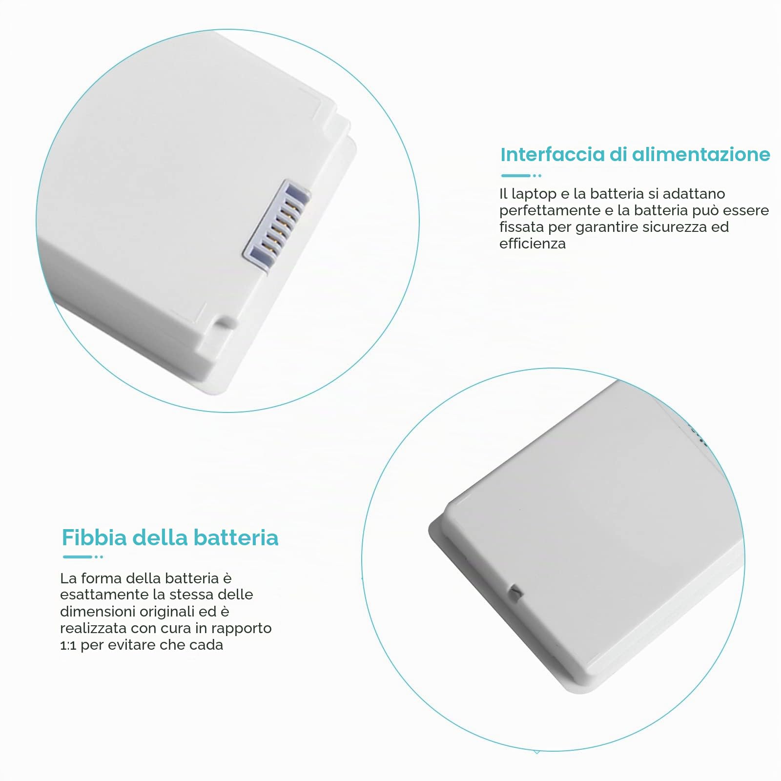 ASUNCELL Batteria del computer portatile per Apple MacBook 13" MA254 MA255 MA699 MA700 MB061 MB062 MB402 MB403 A1185 MA561 MA561FE/A MA561G/A MA561J/A