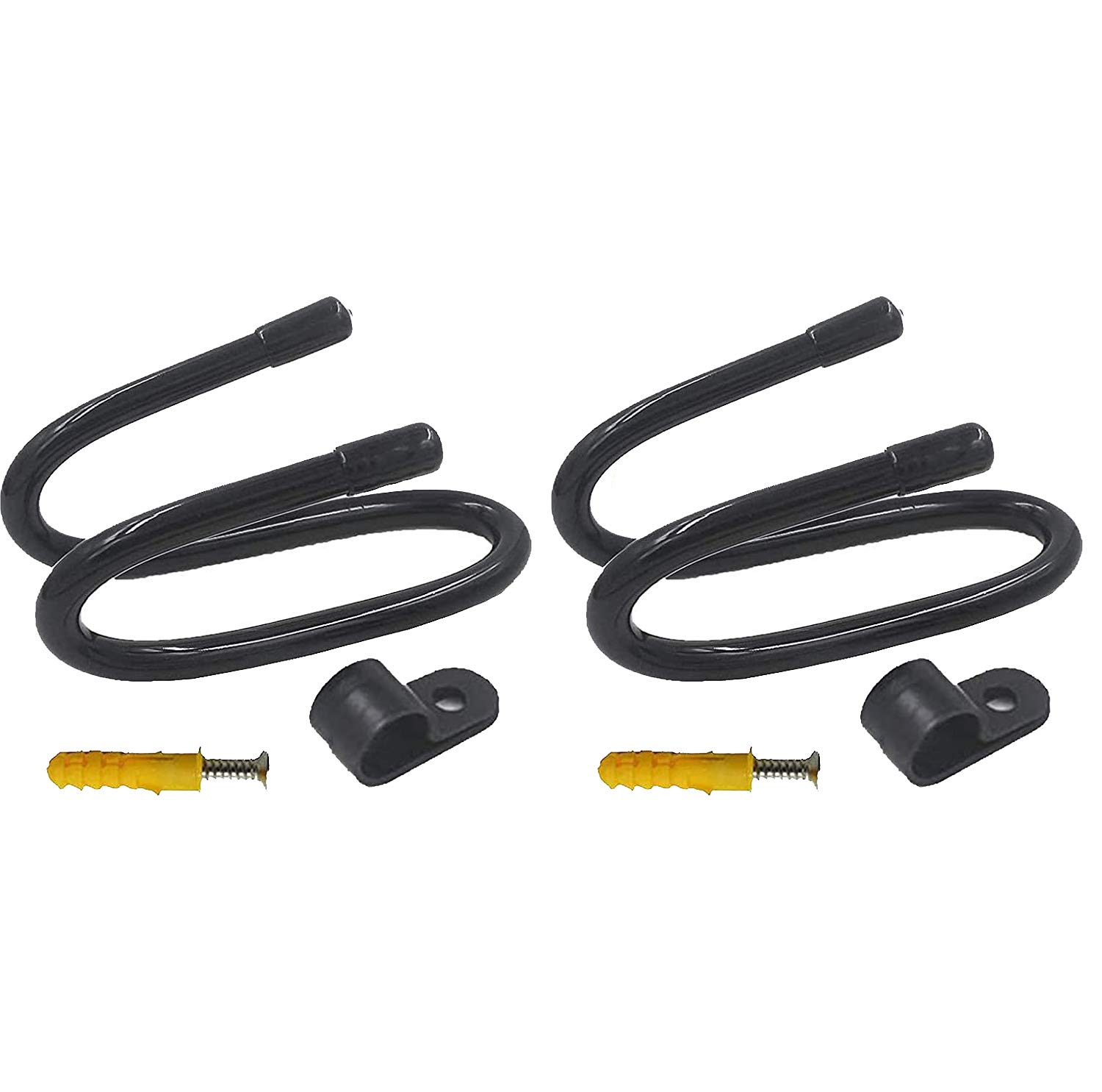 Pmsanzay Universal - Metal Rack - Adjustable to Your Size/Cowboy Hat Rack Hat Holder Hat Organizer Hat Wall Mount Cowboy Hat Rack Cowboy Hat Holder Coyboy Hat Organizer - Pack 2