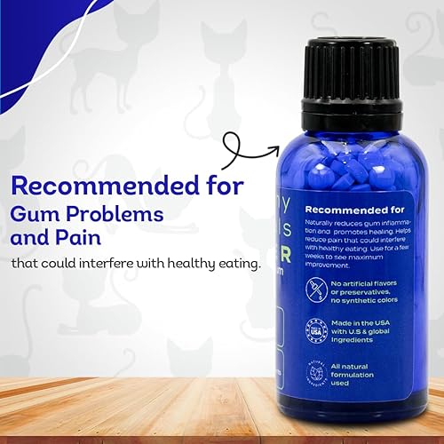 Miniatura 6 de Healthy Animals 4 Ever - Goma de mascar curativa para gatos - Alivia la inflamación, alivia el dolor, combate las enfermedades de las encías,