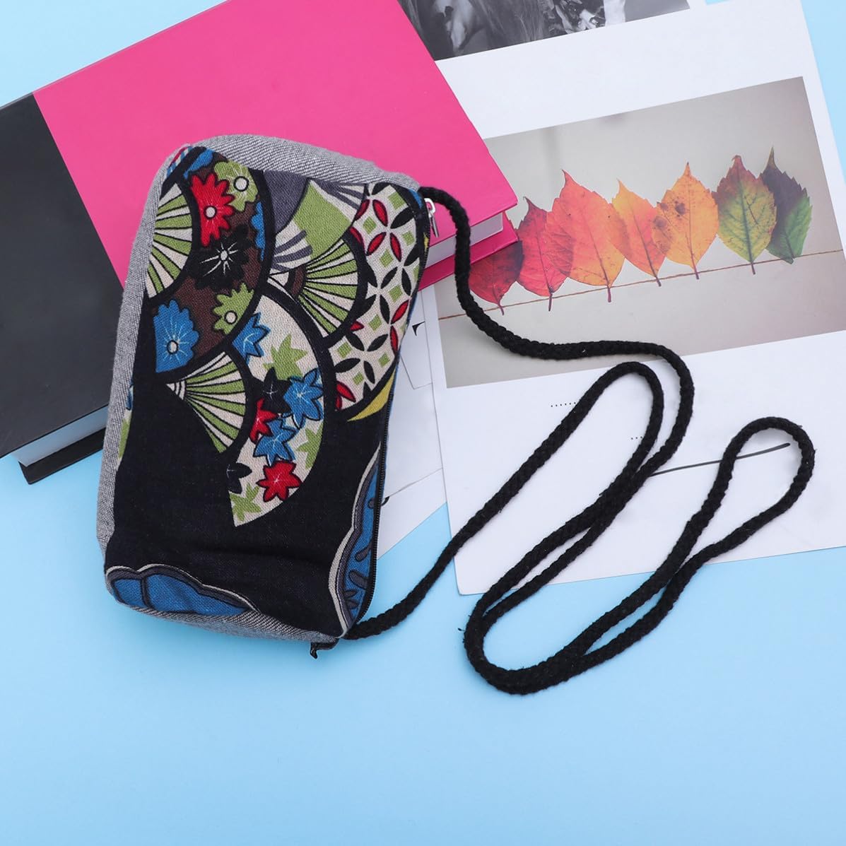 Crossbody Bag Cotton Linen Ethnic Shoulder Satchel for Women