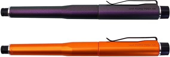 Uni Kuru Toga Dive Mechanical Pencil, High Performance Model, Auto Lead Rotation and Adjustable Auto Lead Advancement Mechanism, 0.5 mm, Aurora Purple, M5-50001PA.11