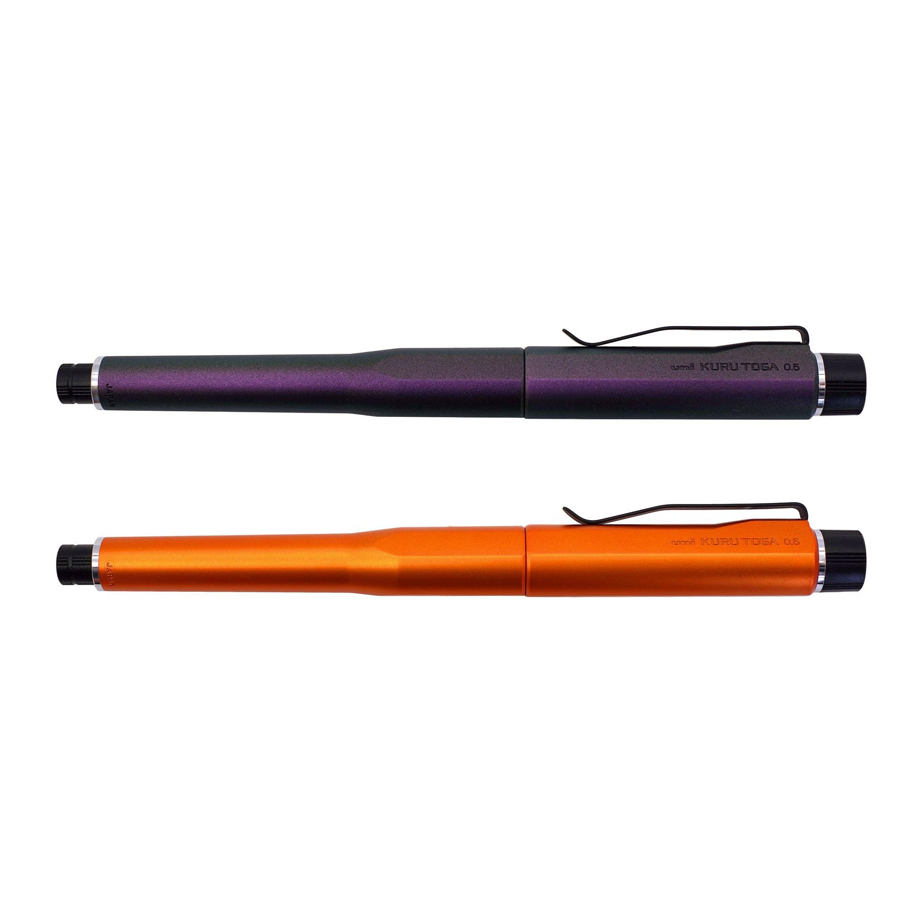 Uni Kuru Toga M5-50001PA.11 - Portaminas de buceo con mecanismo de avance automático ajustable, 0,5 mm, color morado Aurora