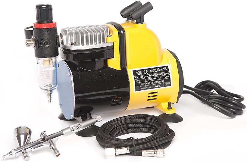 AS18c 80 Airbrush Compressor Kit