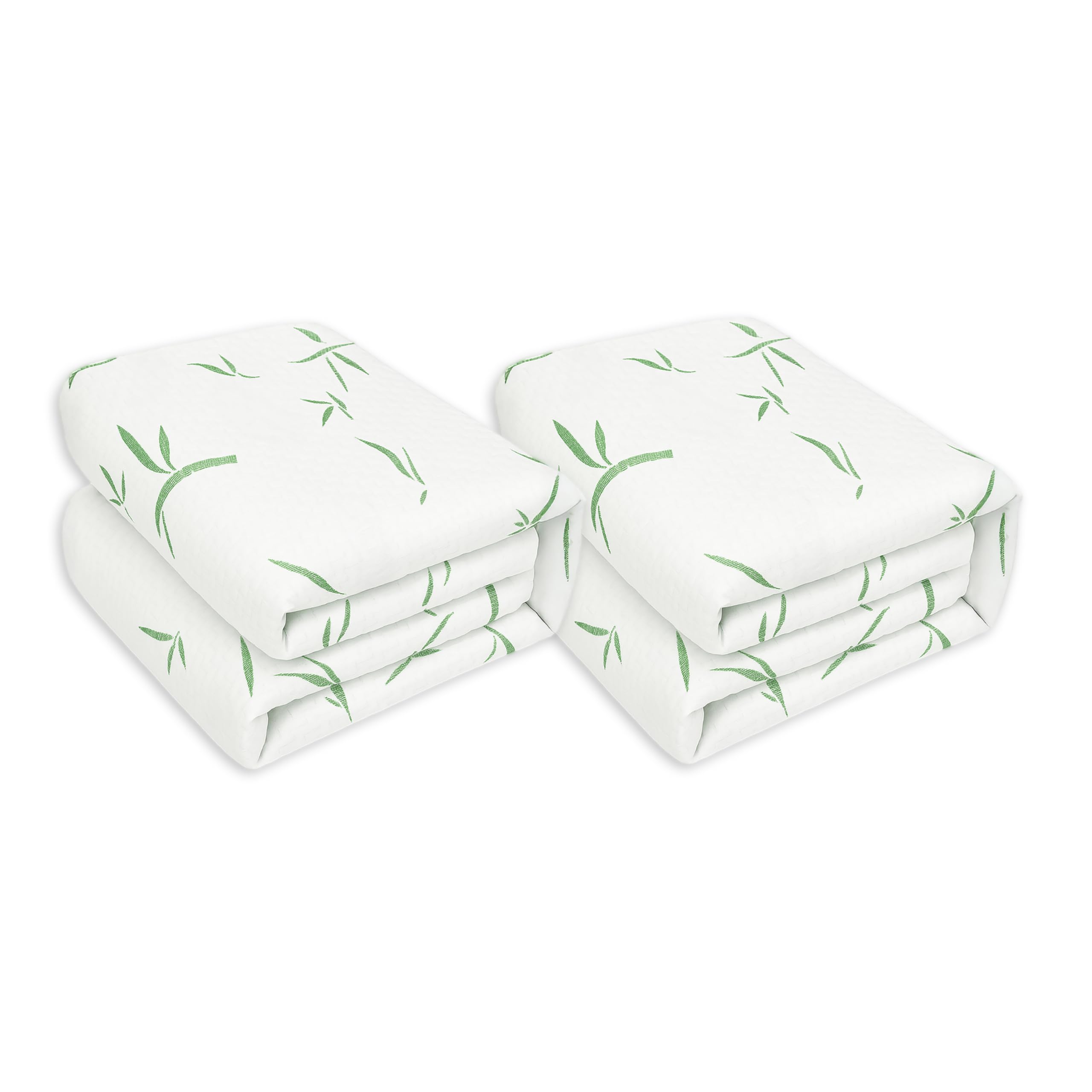 Protector Colchón Bambú Impermeable - Cubre Colchón Transpirable y Suave - Funda Colchón Ajustable hasta 30cm - Cama 90x190/200cm - Fibra de Bambú y Viscosa Premium, 2 Unidades