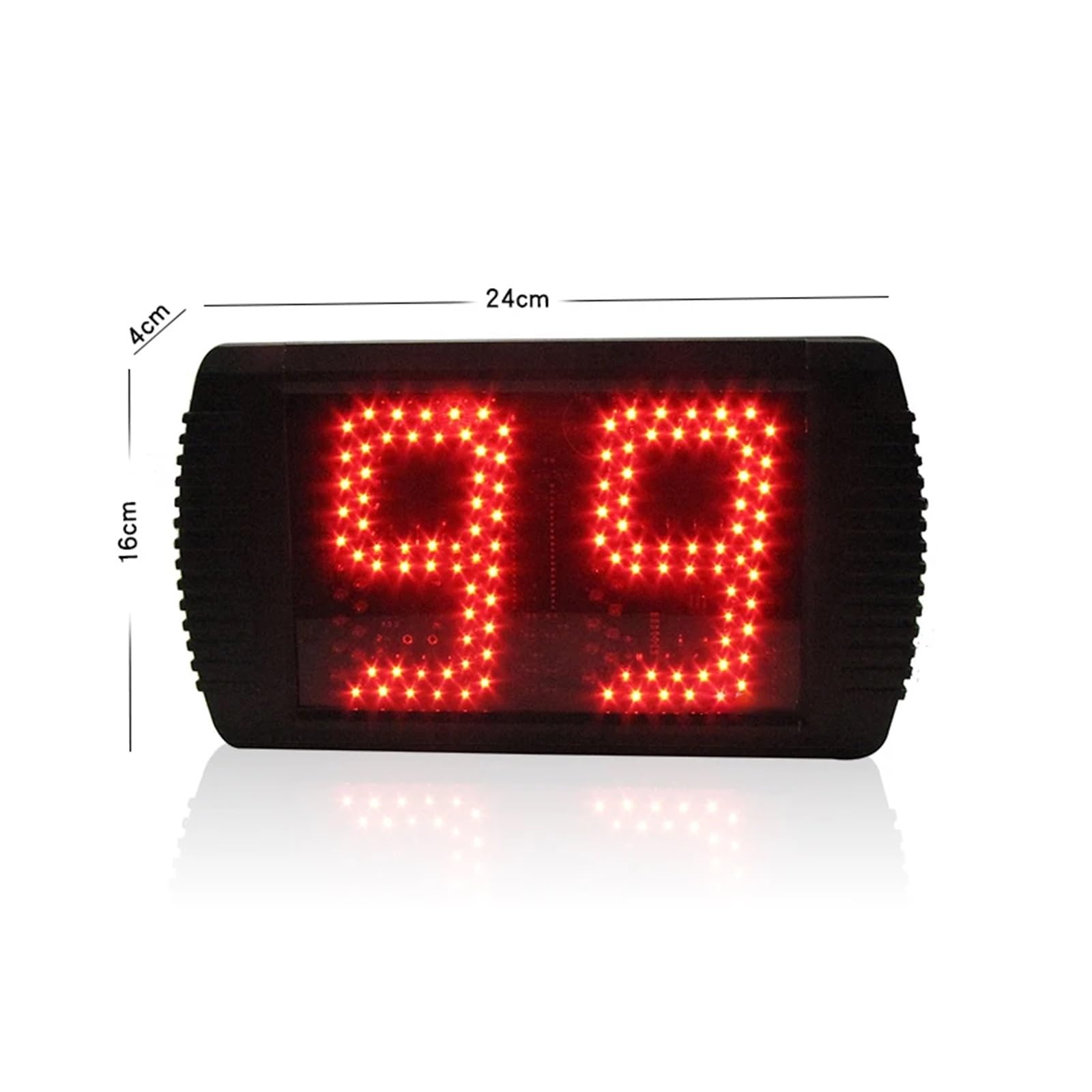 Temporizador cronómetro Cuenta atrás de tiempo personalizada LED for juego de baloncesto, reloj de tiro portátil, temporizador for cancha de baloncesto, 5 pulgadas para gimnasio en casa, gimnasio en g