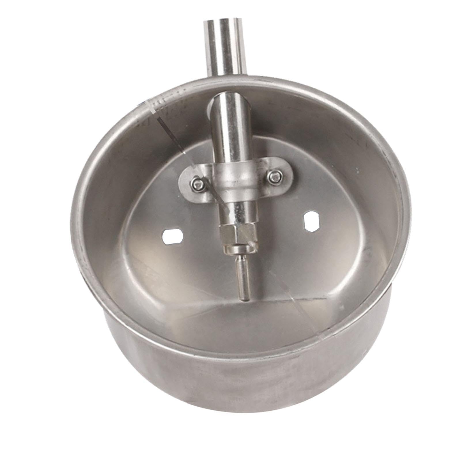 Gralara Abreuvoir Automatique pour Cochon en Acier Inoxydable Épaissi, Bol à Boire Robuste, Bol d'Abreuvoir pour Animaux, Abreuvoir pour Porcelets et Cochons, pour Élevage Porcin et Bétail, L
