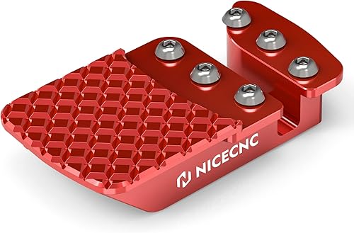 NICECNC Extensor de pedal de freno X3 de aluminio compatible con Can Am X3 Turbo 2017 2018 2019 2020 2021 2022 2023, Maverick X3 Max Turbo R RR XDS