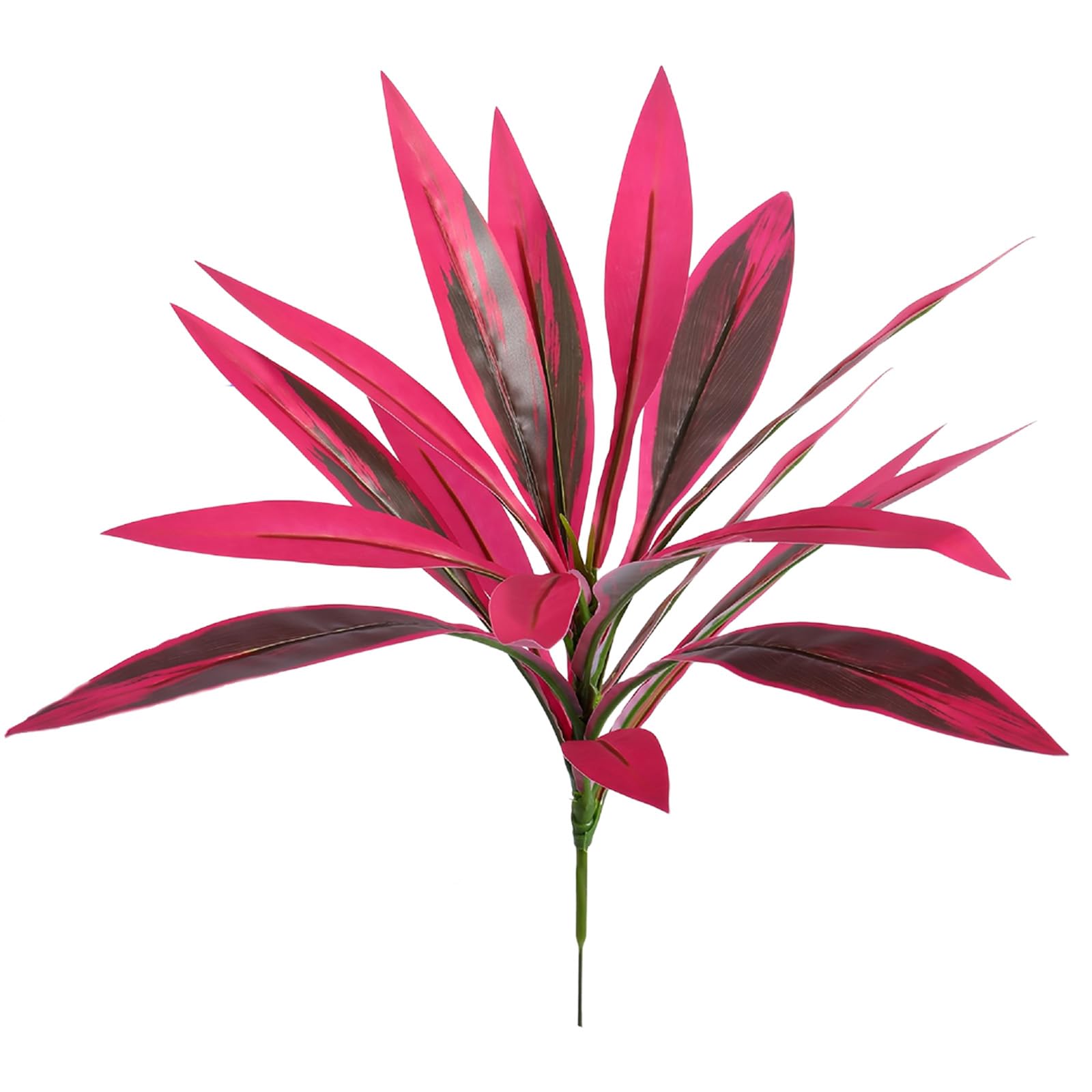 Kangnice Dragon Blood Tree Artificial Plant Stylish Faux Flower Bouquets Decoration for Hotel Restaurant Event Venues Flowers