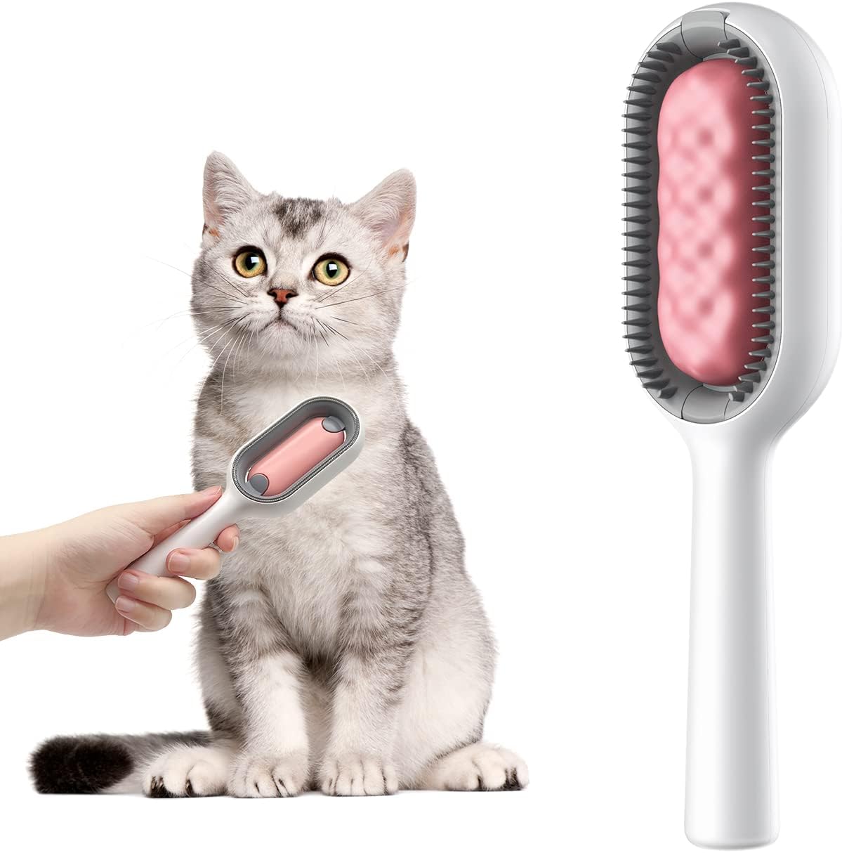 Sichy Dog Brush Cat Brush Grooming Comb,Self Cleaning Cat Dog Slicker