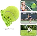 AICHUANG Tennisball und Saitenersatz für Trainer, 1 x Trainingsball mit Schnur für Innen- und Außenübungen