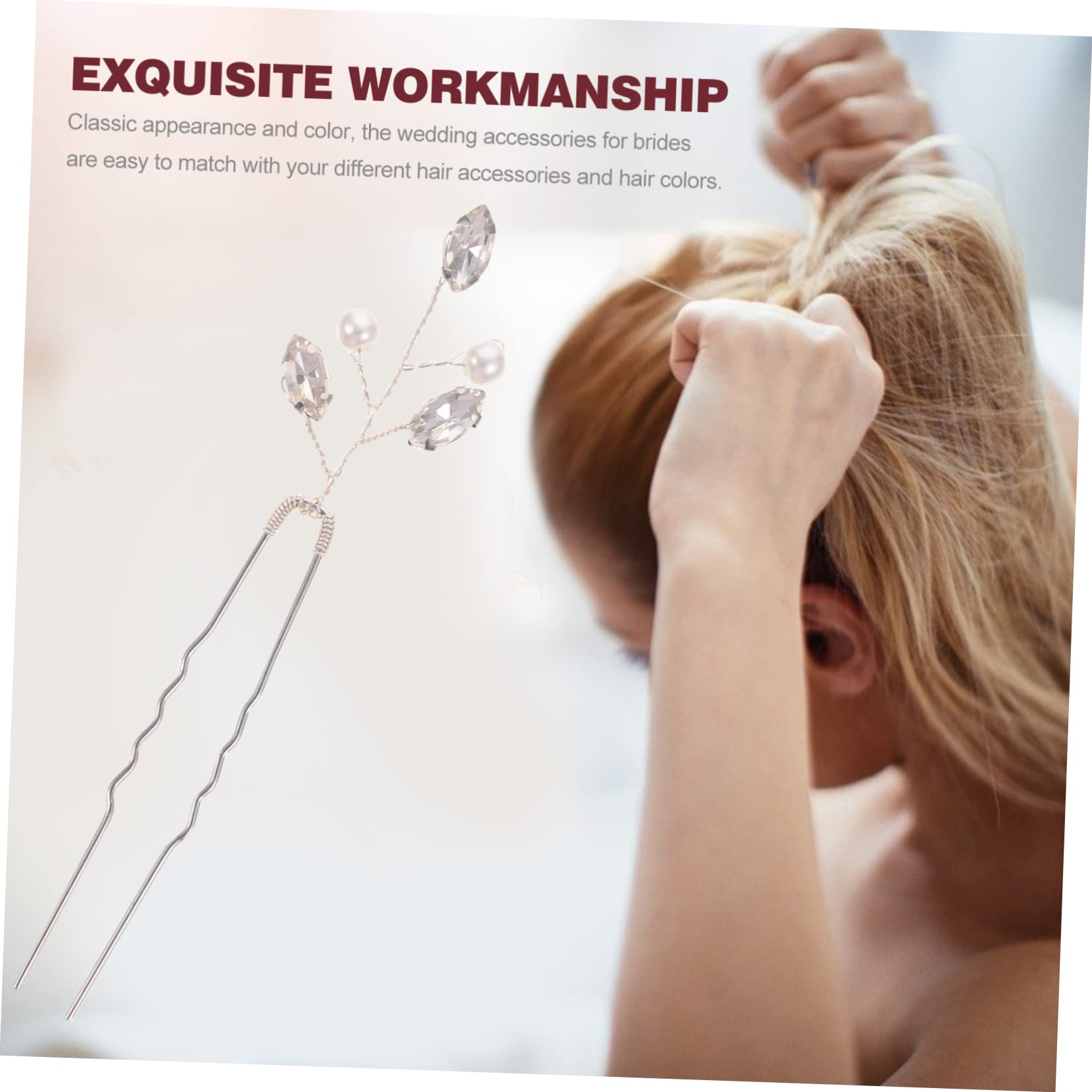 DOITOOL 30pezzi Fermagli Per Nuziali Con Strass Eleganti Hairpins Per Sposa e Cerimonie Accessori Per Acconciature Da Donna e Ragazze