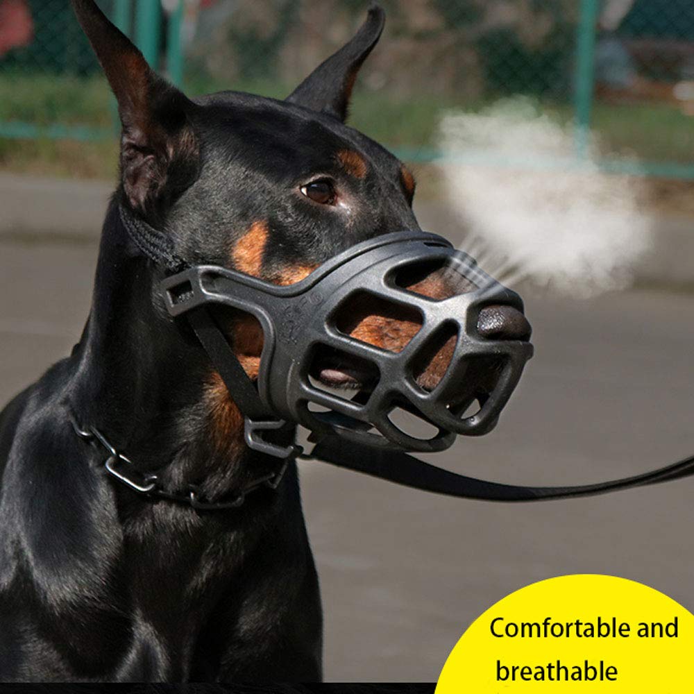Bozales para perros, Ajustable for evitar que se caiga, ladre y muerda(XS)