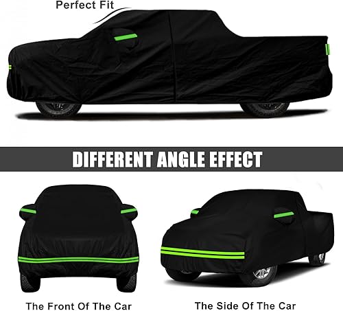 Miniatura 4 de Funda impermeable para automóvil compatible con Honda Ridgeline Crew Cab 2004-2023, 210T con algodón interior y bloqueo para protección de pintura