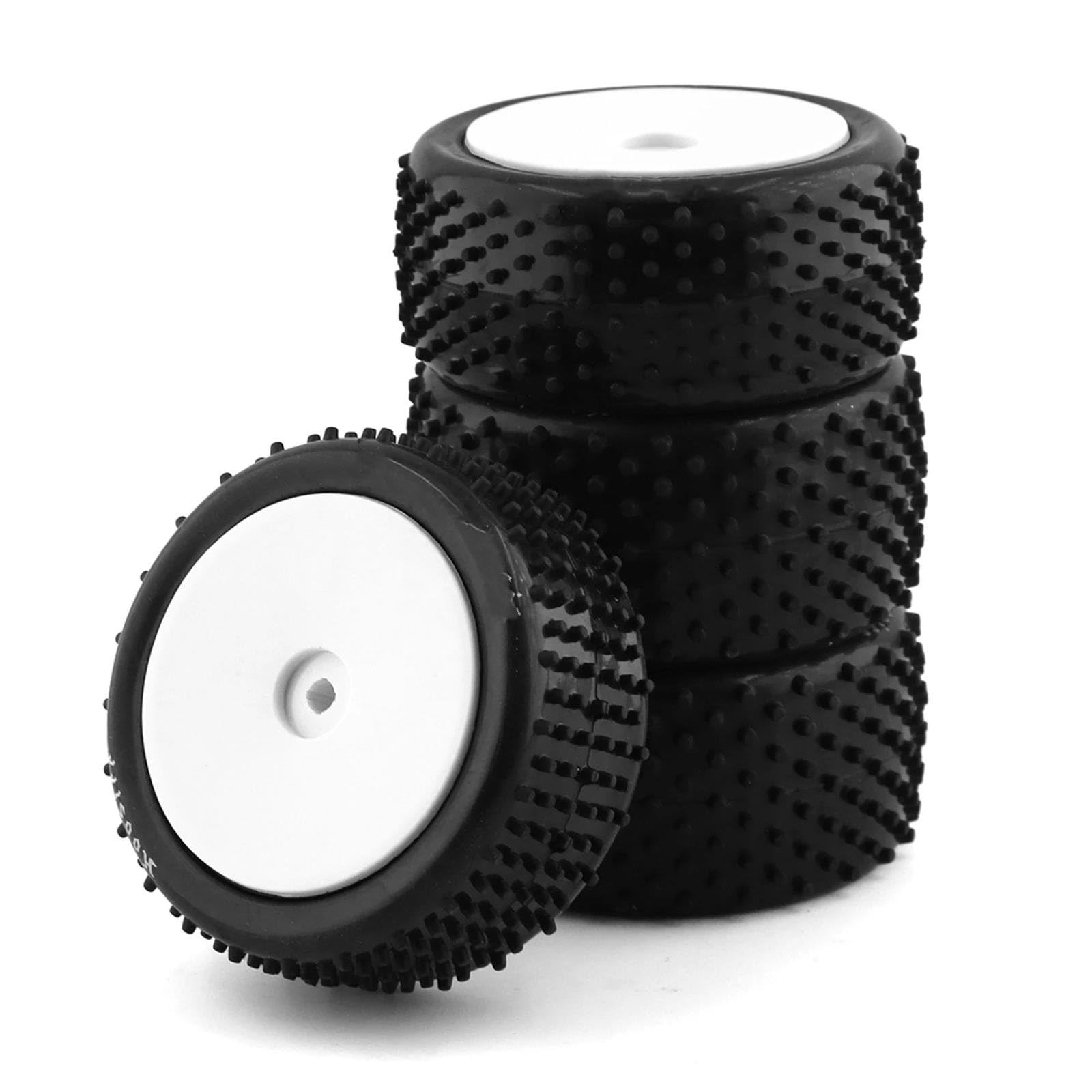 Neumáticos RC para 144001 144010 124019 104001 para HSP para HPI 1/10 RC Car Accesorios 4 Piezas 86 Mm Todoterreno para Neumáticos para Buggy
