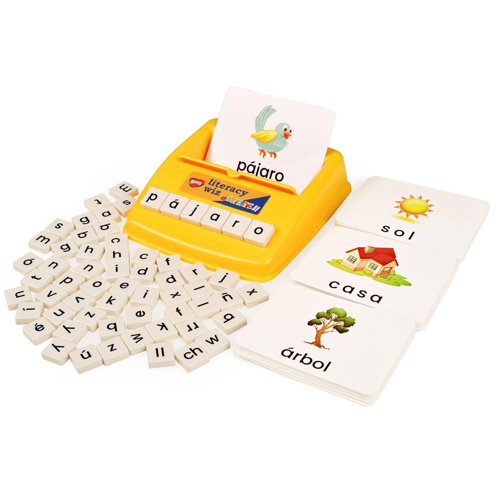 BOHS Juego Divertido de alfabetización española (Paquete de 6) – Suministros a Granel – Juguetes educativos de Aprendizaje de Idiomas preescolares