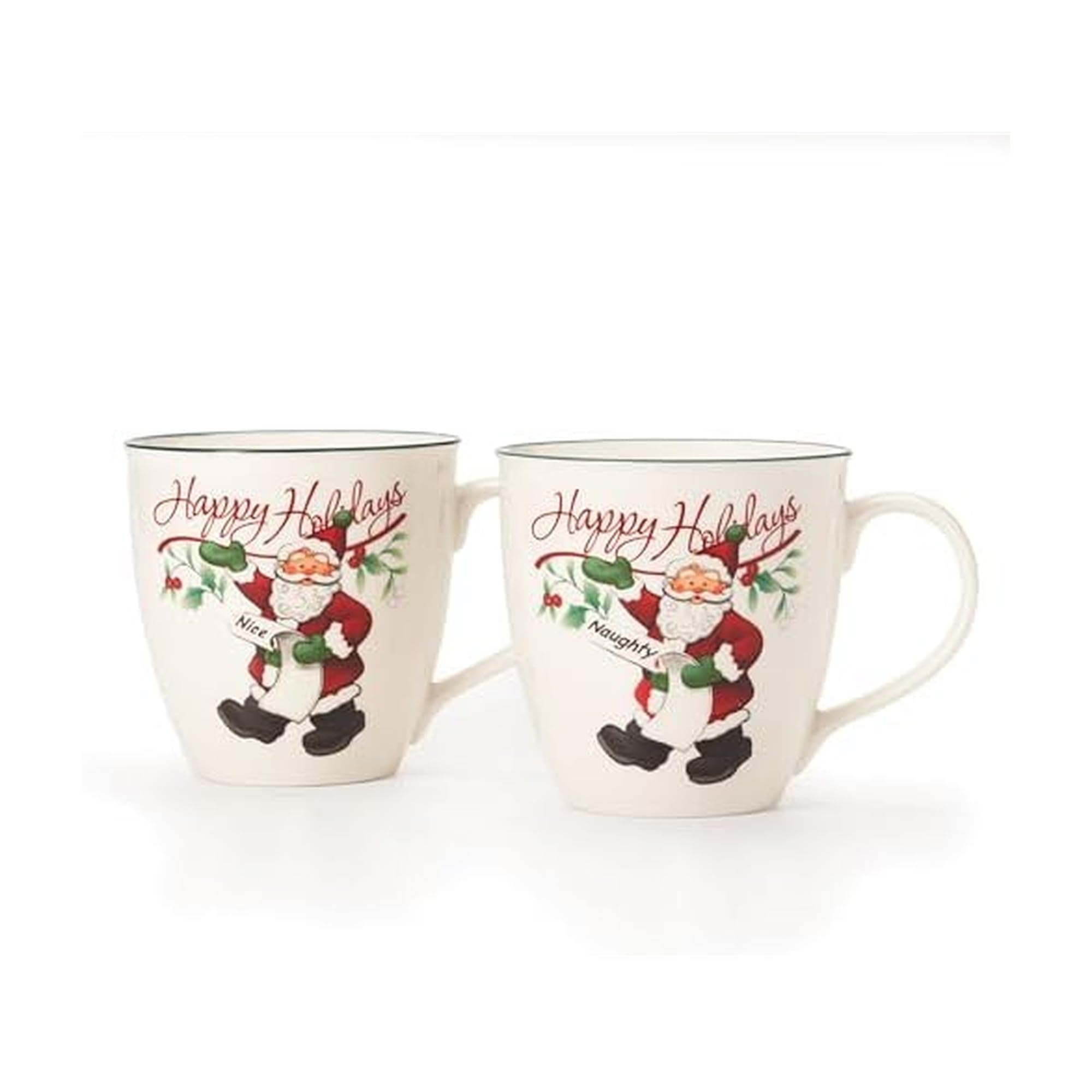 Amazon.com | Pfaltzgraff Winterberry Mug Porcelain Naughty And